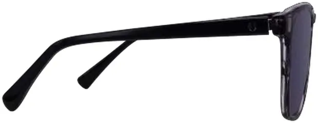Correct example: sunglasses photographed from a true 90 degree side profile